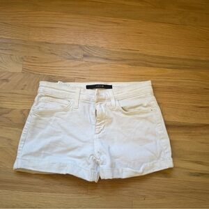 Joe's Jeans Cream White Jean Shorts